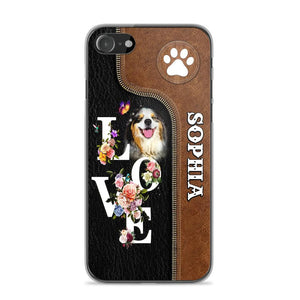 Personalized Love Dog Upload Photo Phone Case Printed NQVQ2708