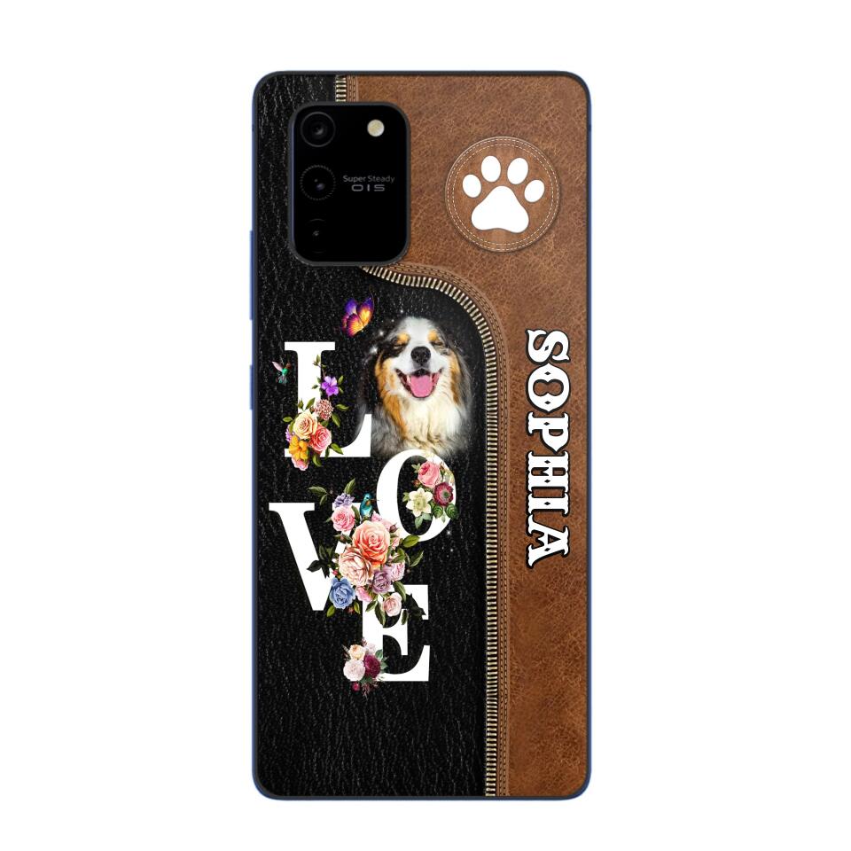 Personalized Love Dog Upload Photo Phone Case Printed NQVQ2708