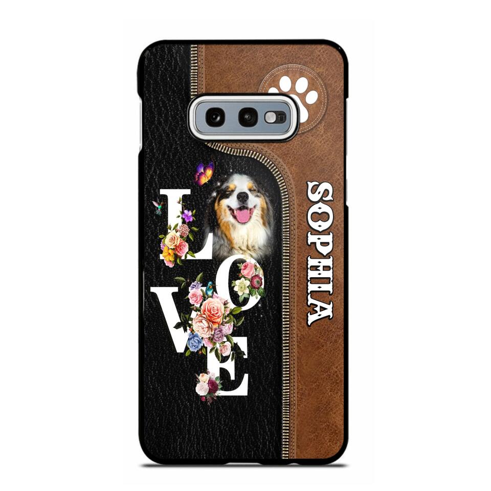 Personalized Love Dog Upload Photo Phone Case Printed NQVQ2708