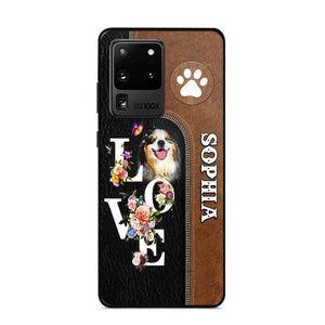 Personalized Love Dog Upload Photo Phone Case Printed NQVQ2708