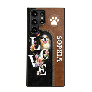 Personalized Love Dog Upload Photo Phone Case Printed NQVQ2708