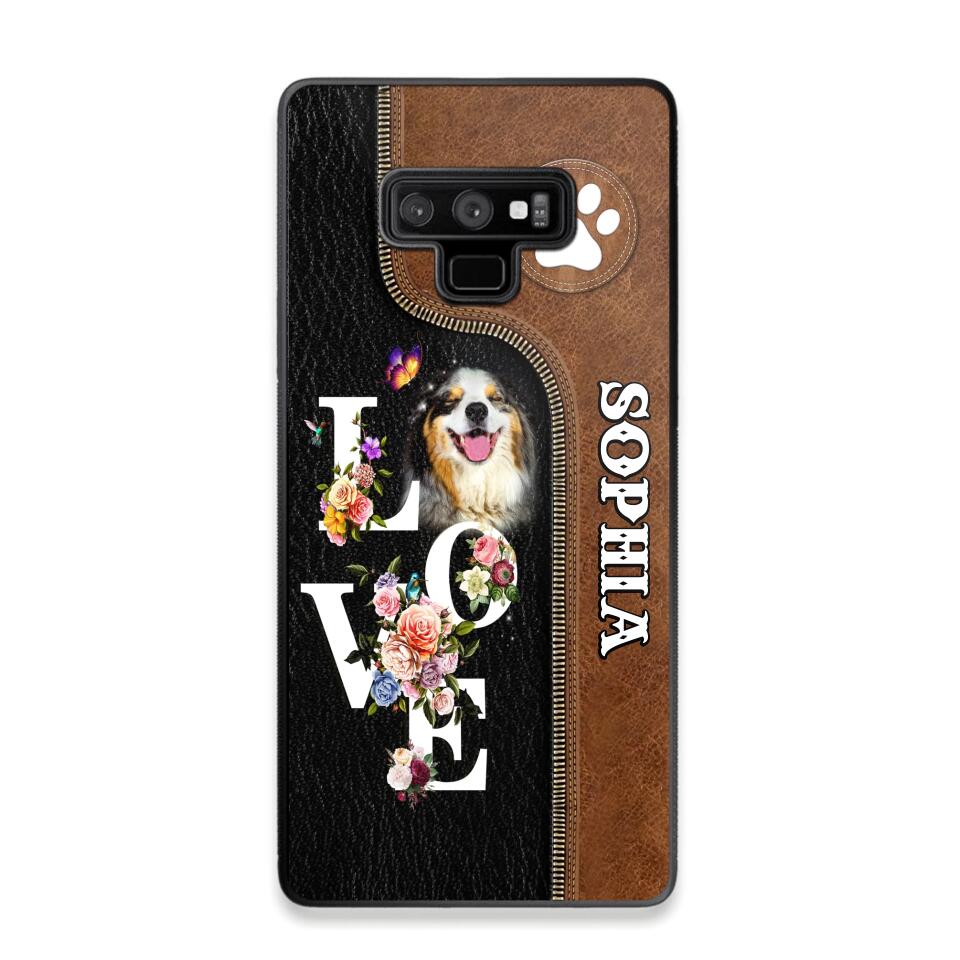 Personalized Love Dog Upload Photo Phone Case Printed NQVQ2708