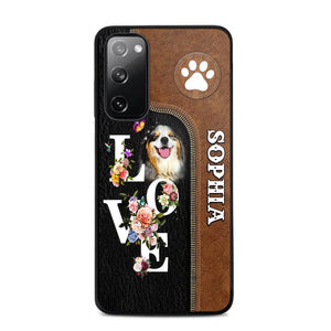 Personalized Love Dog Upload Photo Phone Case Printed NQVQ2708