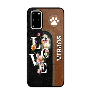 Personalized Love Dog Upload Photo Phone Case Printed NQVQ2708