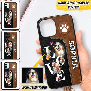 Personalized Love Dog Upload Photo Phone Case Printed NQVQ2708