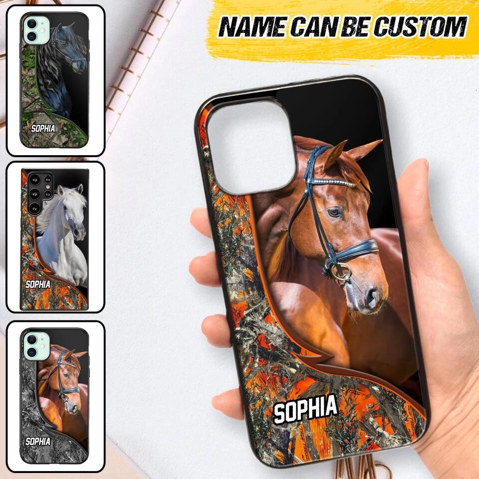 Personalized Horse Lover Custom Phone Case Printed NQVQ2908