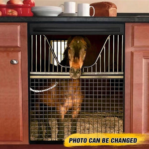 Personalized Image Horse Lover Dishwasher 22AUG-HY29