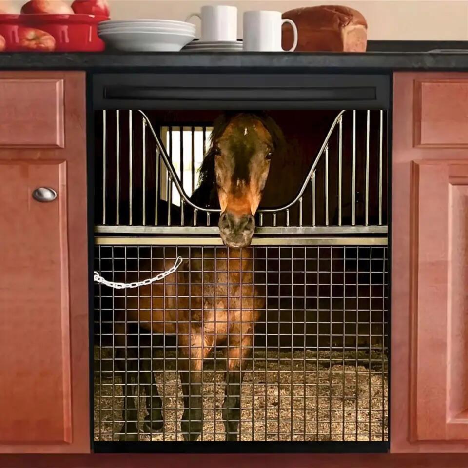 Personalized Image Horse Lover Dishwasher 22AUG-HY29