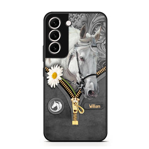 Personalized Love Horse Flower Phone Case Printed NQVQ2908