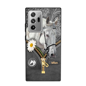 Personalized Love Horse Flower Phone Case Printed NQVQ2908