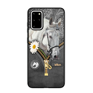 Personalized Love Horse Flower Phone Case Printed NQVQ2908