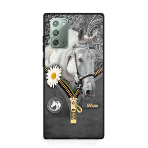 Personalized Love Horse Flower Phone Case Printed NQVQ2908