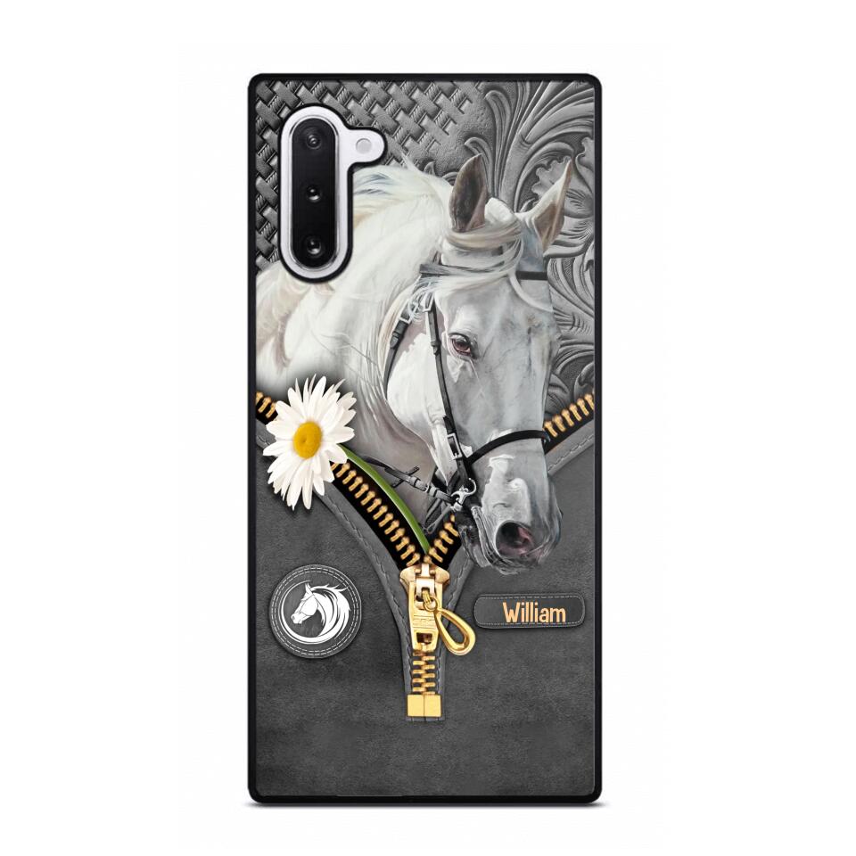 Personalized Love Horse Flower Phone Case Printed NQVQ2908