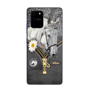 Personalized Love Horse Flower Phone Case Printed NQVQ2908