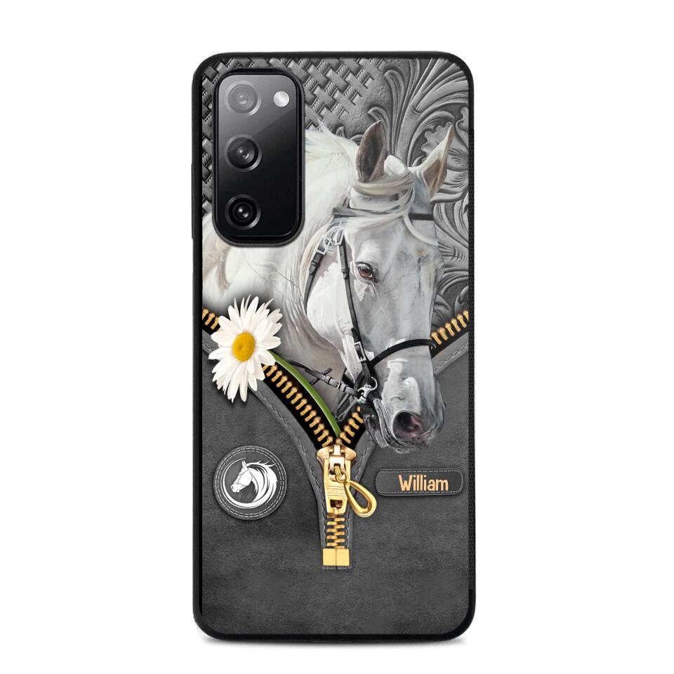 Personalized Love Horse Flower Phone Case Printed NQVQ2908