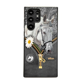 Personalized Love Horse Flower Phone Case Printed NQVQ2908