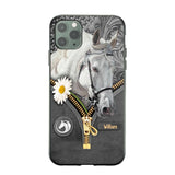 Personalized Love Horse Flower Phone Case Printed NQVQ2908