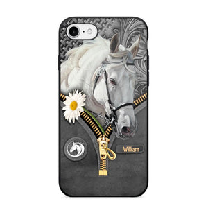 Personalized Love Horse Flower Phone Case Printed NQVQ2908