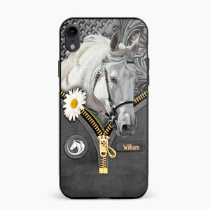 Personalized Love Horse Flower Phone Case Printed NQVQ2908