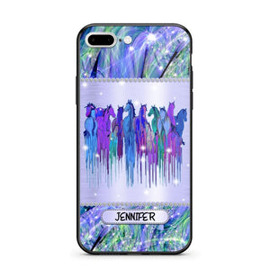 Personalized Horse Sparkling Phone Case Printed NQDT2908