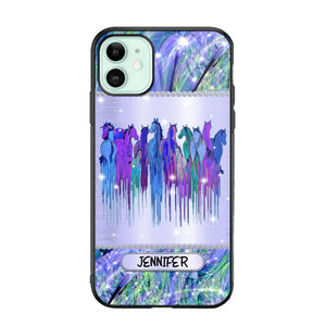 Personalized Horse Sparkling Phone Case Printed NQDT2908