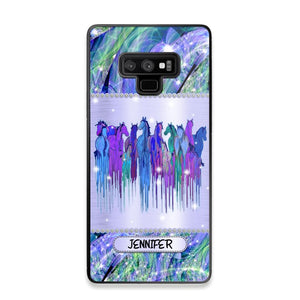 Personalized Horse Sparkling Phone Case Printed NQDT2908