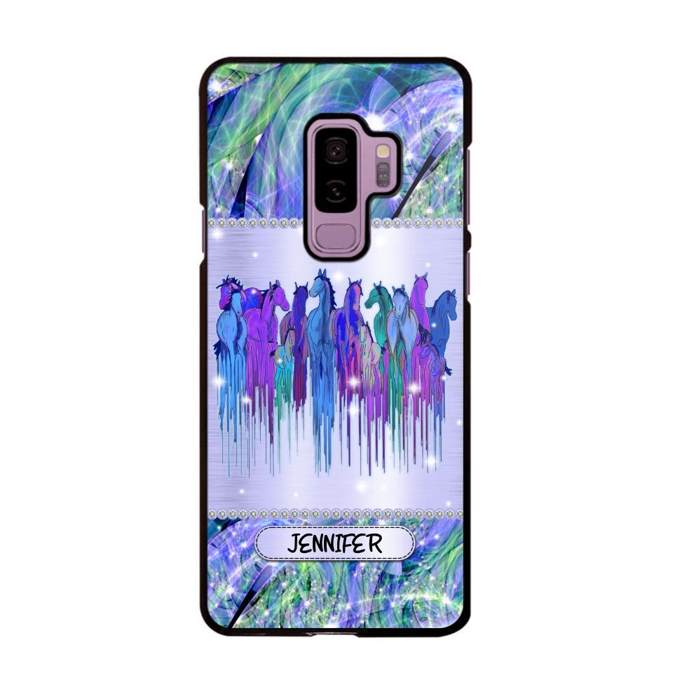 Personalized Horse Sparkling Phone Case Printed NQDT2908