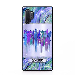 Personalized Horse Sparkling Phone Case Printed NQDT2908