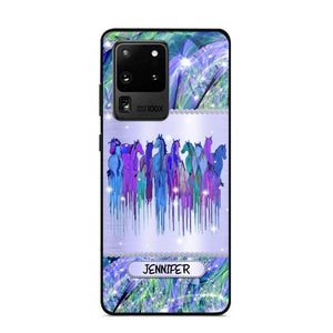 Personalized Horse Sparkling Phone Case Printed NQDT2908