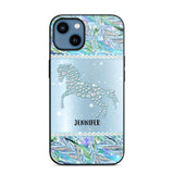 Personalized Horse Lover Custom Sparkling Phone Case Printed NQMA2908