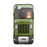 Personalized Jeep Dog Phone Case Printed 22AUG-DT29