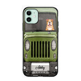 Personalized Jeep Dog Phone Case Printed 22AUG-DT29