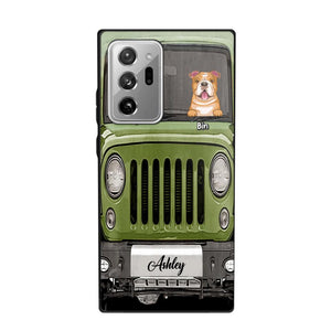 Personalized Jeep Dog Phone Case Printed 22AUG-DT29