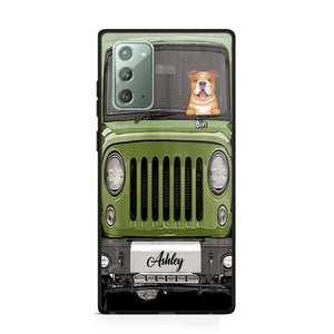 Personalized Jeep Dog Phone Case Printed 22AUG-DT29