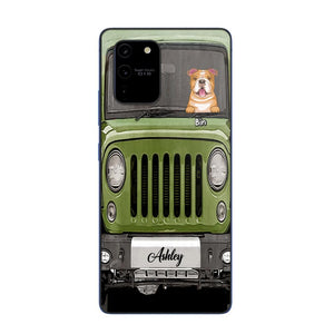 Personalized Jeep Dog Phone Case Printed 22AUG-DT29