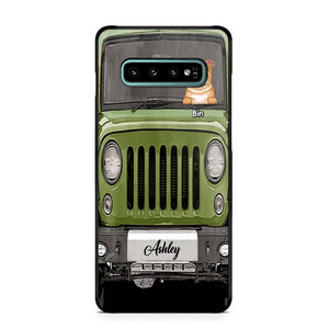 Personalized Jeep Dog Phone Case Printed 22AUG-DT29