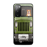 Personalized Jeep Dog Phone Case Printed 22AUG-DT29