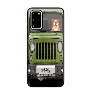 Personalized Jeep Dog Phone Case Printed 22AUG-DT29