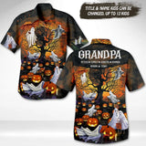 Personalized Halloween Grandpa Hawaii Shirt Printed QTDT2908