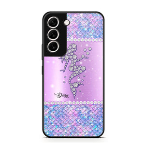 Personalized Mermaid Sparkling Phone Case Printed NQMA2908