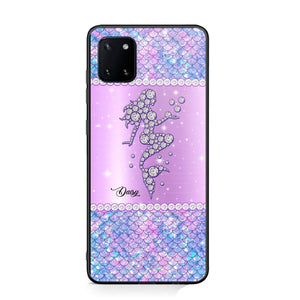 Personalized Mermaid Sparkling Phone Case Printed NQMA2908