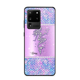 Personalized Mermaid Sparkling Phone Case Printed NQMA2908