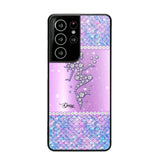 Personalized Mermaid Sparkling Phone Case Printed NQMA2908