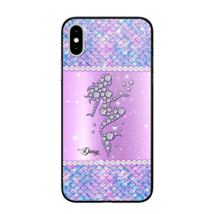 Personalized Mermaid Sparkling Phone Case Printed NQMA2908