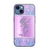 Personalized Mermaid Sparkling Phone Case Printed NQMA2908