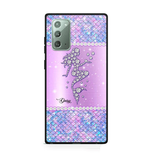 Personalized Mermaid Sparkling Phone Case Printed NQMA2908