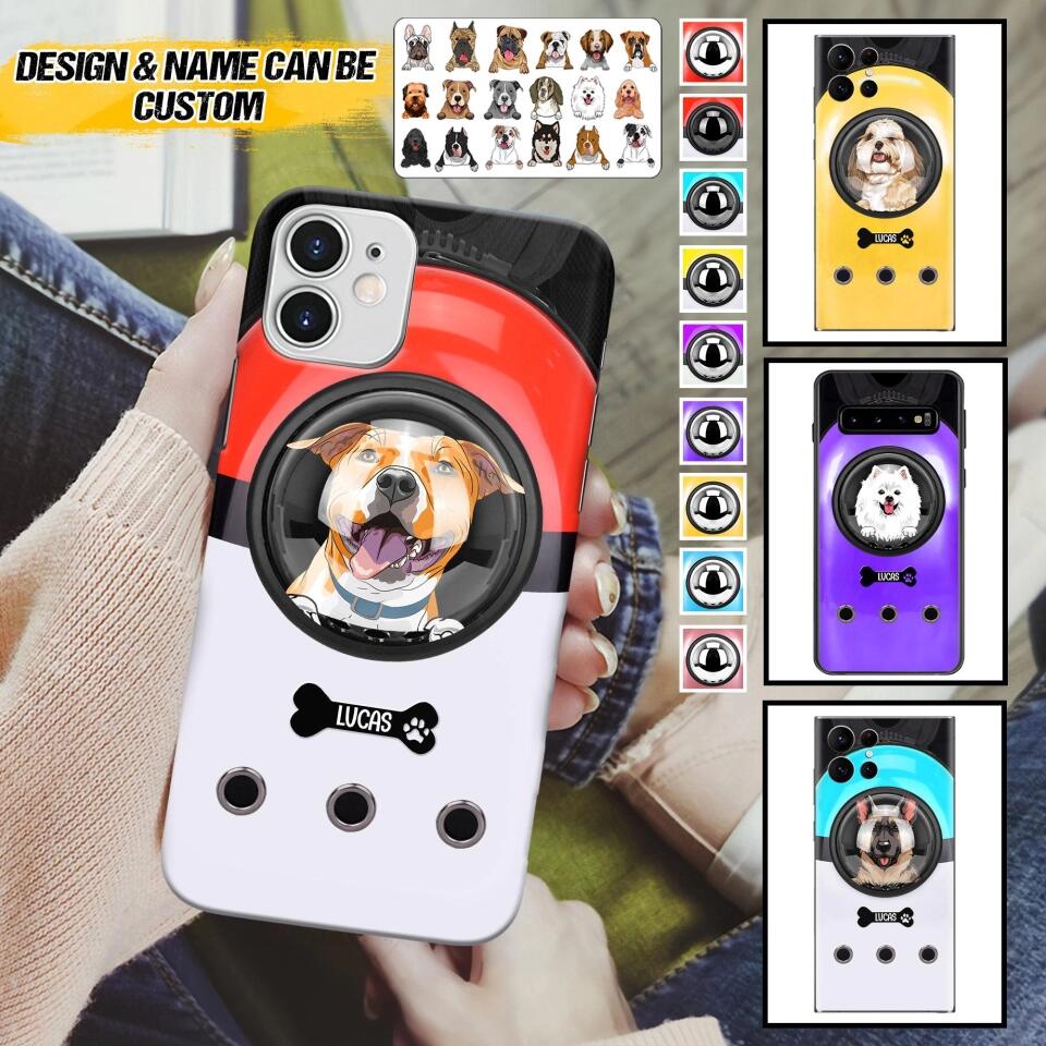 Personalized Space Dog Backpack Phone Case Printed 22AUG-HQ30