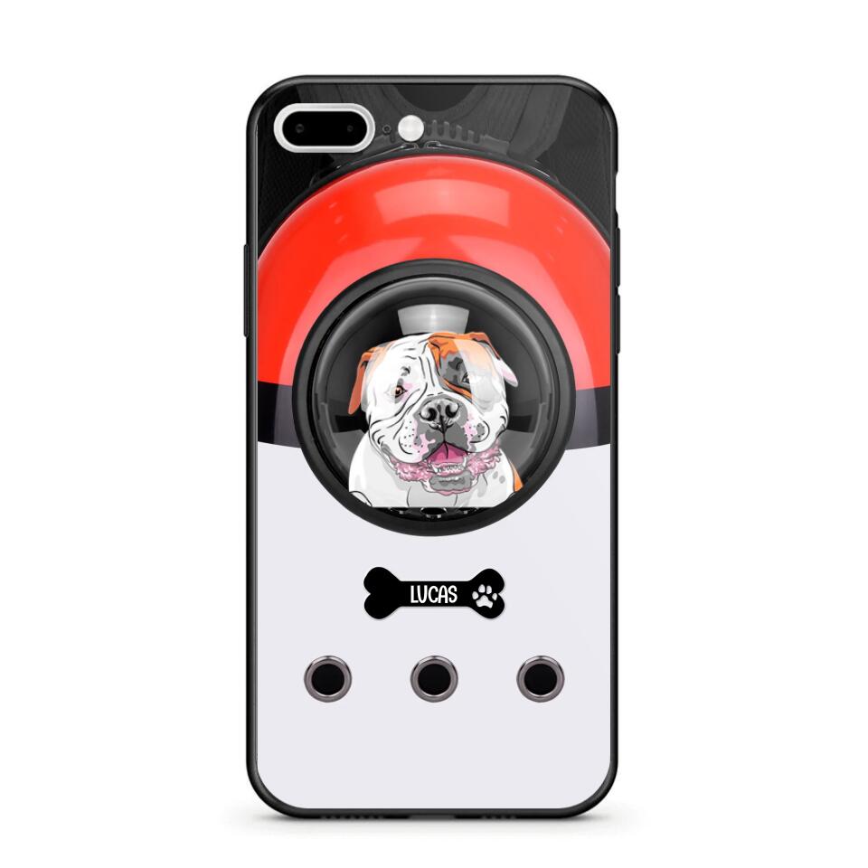 Personalized Space Dog Backpack Phone Case Printed 22AUG-HQ30