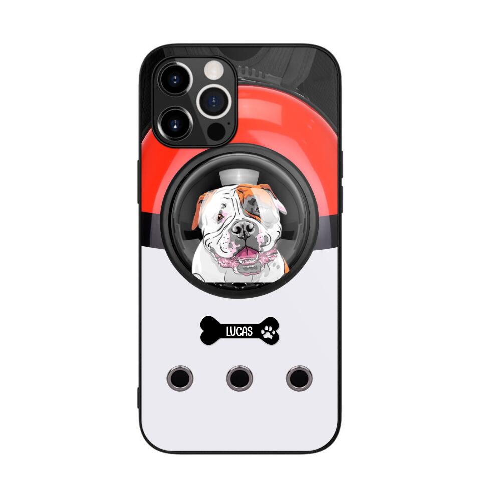 Personalized Space Dog Backpack Phone Case Printed 22AUG-HQ30