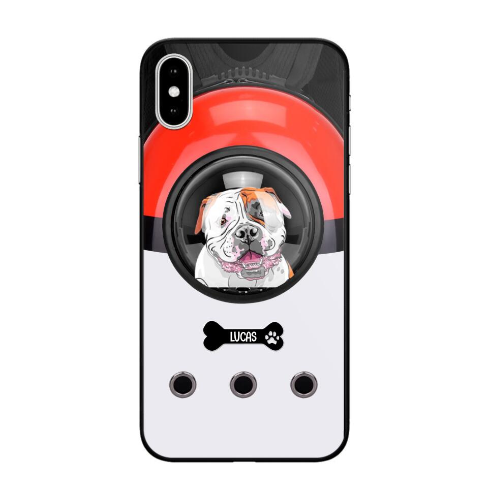 Personalized Space Dog Backpack Phone Case Printed 22AUG-HQ30